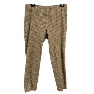 Theory Alletah Ansley Check Plaid Pants Size 6